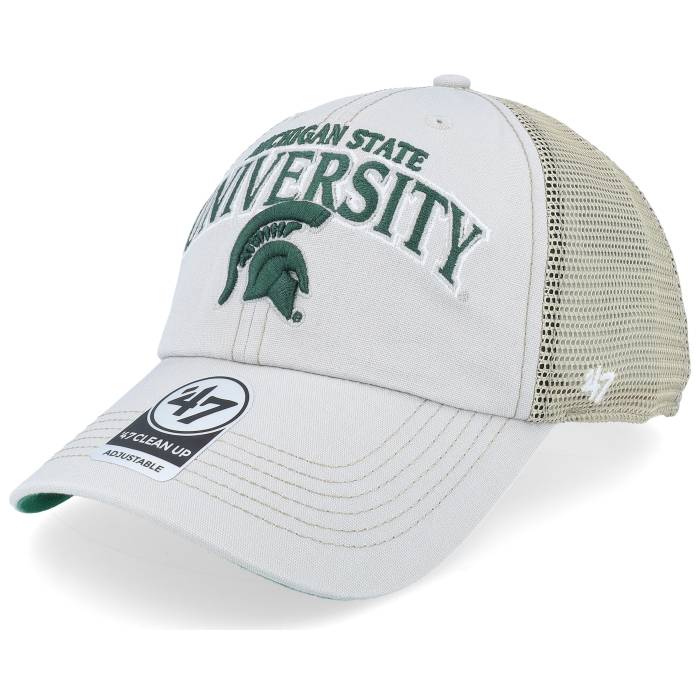 フォーティーセブンブランド 47 Brand 【 Michigan State Spartans Tuscaloosa Cap Grey Trucker Men Grey 】 ミシガン State スケートボード スパルタンズ キャップ 帽子 灰色 グレー トラッカー バッグ 小物 ブラ