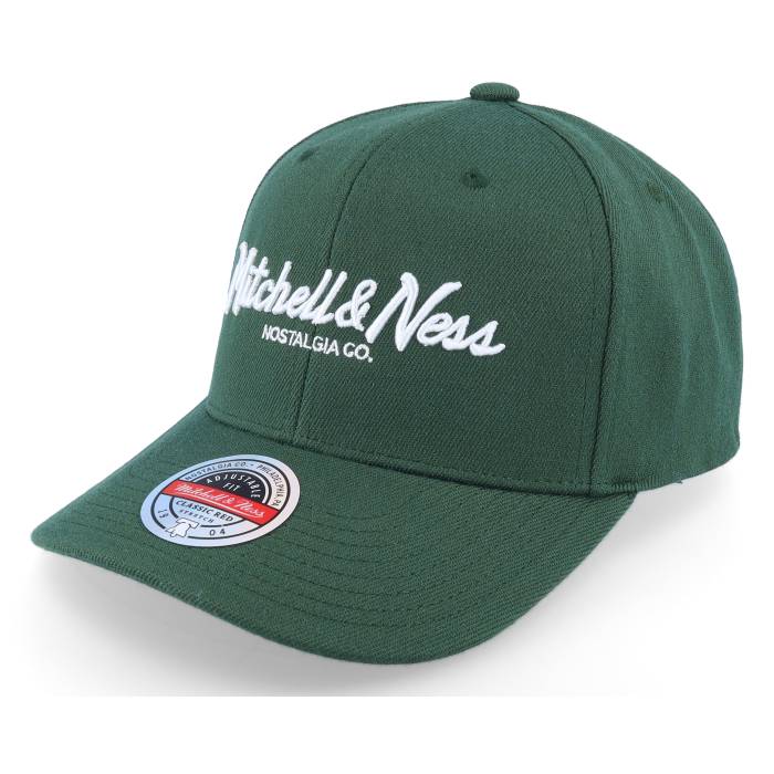 ミッチェル&ネス Mitchell & Ness 【 Pinscript Dark Green/White Adjustable Men Green 】 バッグ 小物 ブランド雑貨 帽子 メンズ帽子 キャップ メンズ green 緑・グリーン(4.0)