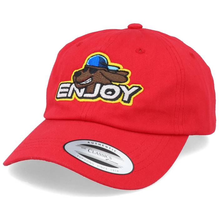 アイコニック Iconic 【 Enjoy Red Dad Cap Adjustable Men Red 】 Red 赤・レッド キャップ 帽子 バッグ 小物 ブランド雑貨 帽子 メンズ帽子 キャップ メンズ Red 赤・レッド