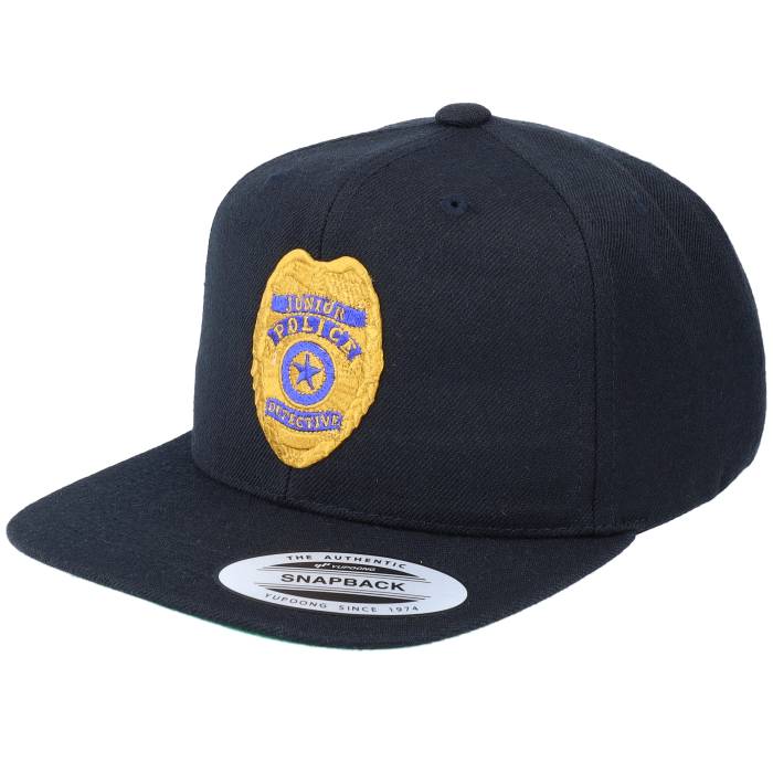 Kiddo Cap �� Kids Junior Police Badge Black Snapback Kids Black �� ���� �֥�å� Snapback ���ʥåץХå� �Хå� ���å� �٥ӡ� �ޥ��˥ƥ� ���å��ե��å���� ˹�� ����å� ����˥� ���å� ���� �֥��