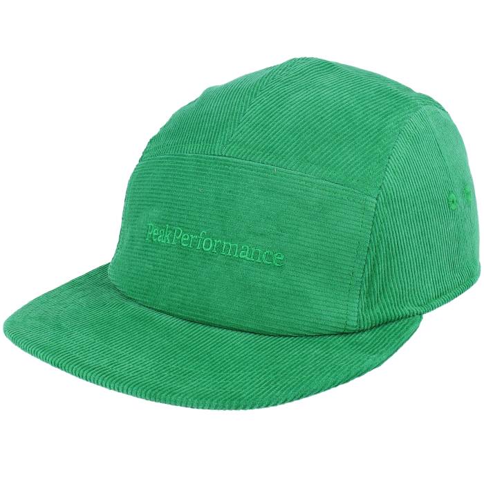 Peak Performance 【 Corduroy Cap Peppermint 5-Panel Men Green 】 コーデュロイ キャップ 帽子 バッ..