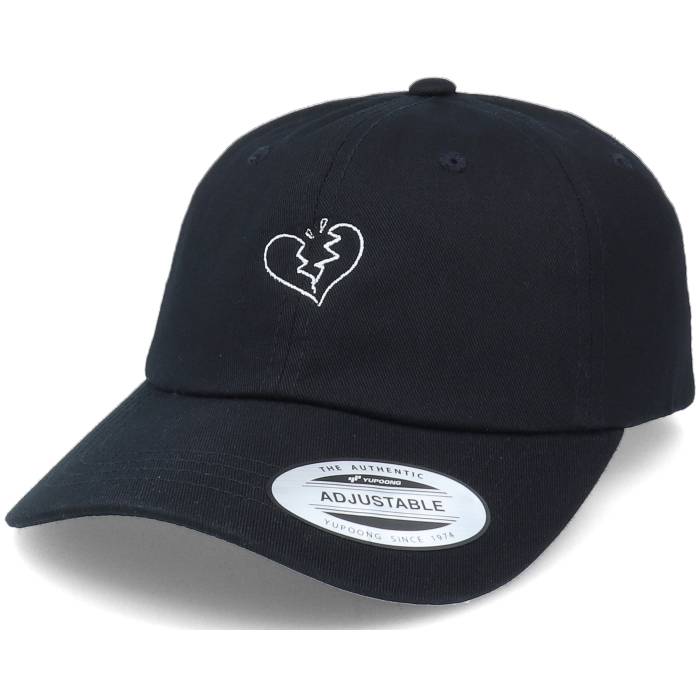 【★スーパーSALE★3/11深夜2時迄】Abducted 【 Broken Heart Ache Black Dad Cap Men Black 】 黒色 ブラック キャップ 帽子 バッグ 小物 ブランド雑貨 帽子 メンズ帽子 キャップ メンズ 黒色 ブラック