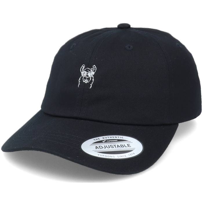 Abducted 【 Cool Tiny Lllama Black Dad Cap Men Black 】 クール 黒色 ブラック キャップ 帽子 バッグ 小物 ブランド雑貨 帽子 メンズ帽子 キャップ メンズ 黒色 ブラック