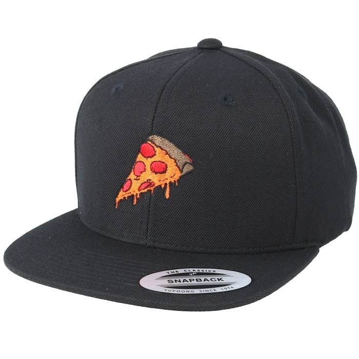 Boom 【 Pizza Time Black Snapback Men Black 】 タイム 黒色 ブラック Snapback スナップバック バッグ バッグ 小物 ブランド雑貨 帽子 メンズ帽子 キャップ メンズ 黒色 ブラック