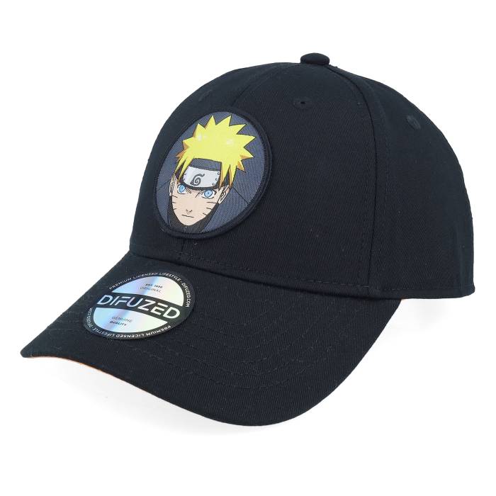 Difuzed 【 Naruto Shippuden Black Adjustable Men Black 】 黒色 ブラック バッグ 小物 ブランド雑貨 帽子 メンズ帽子 キャップ メンズ 黒色 ブラック