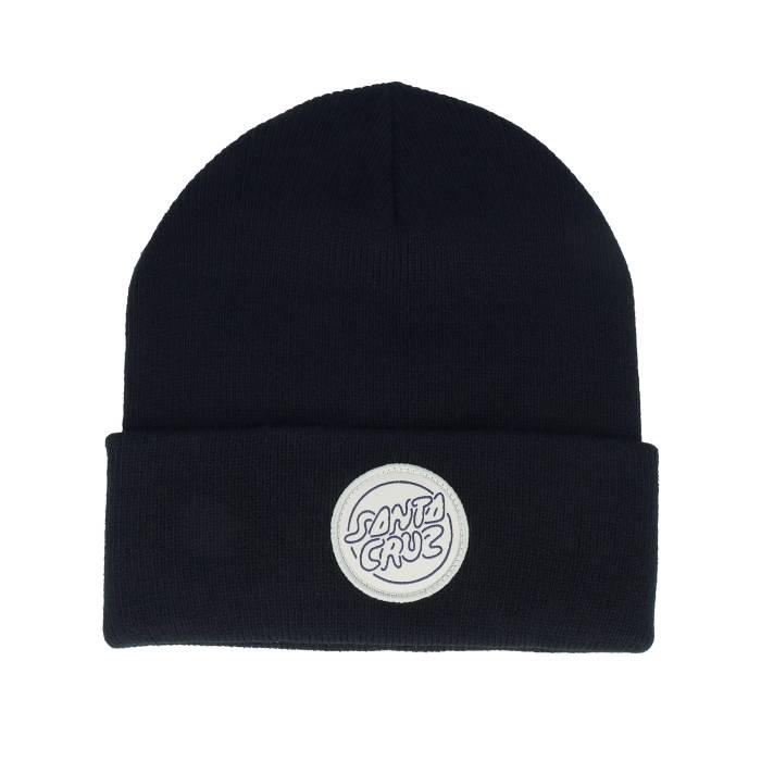 サンタクルーズ Santa Cruz 【 Beanie Contour Bubble Dot Black Cuff Men Black 】 キャップ 帽子 バブル 黒色 ブラック バッグ 小物 ブランド雑貨 帽子 メンズ帽子 ニット帽 メンズ 黒色 ブラック