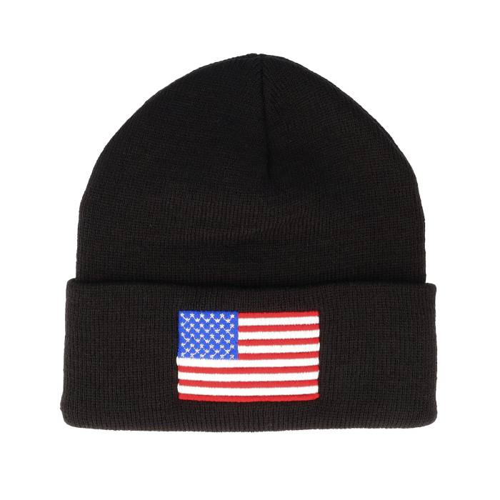 アメリカンニードル American Needle 【 Usa Knit Black Cuff Men Black 】 ニット 黒色 ブラック バッグ 小物 ブランド雑貨 帽子 メンズ帽子 ニット帽 メンズ 黒色 ブラック(4.0)