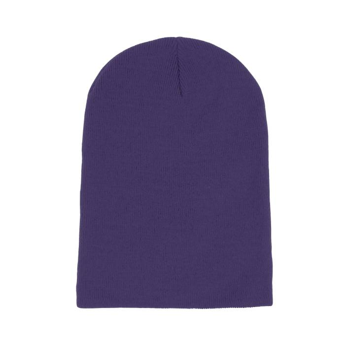 Beechfield 【 Purple Long Blank Beanie Men Purple 】 Purple 紫・パープル キャップ 帽子 バッグ 小..