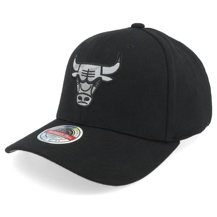 ミッチェル&ネス Mitchell & Ness 【 Chicago Bulls Night Camo Classic Red Black Adjustable Men Black 】 シカゴ ブルズ ナイト カモ柄 クラシック Red 赤・レッド 黒色 ブラック バッグ 小物 ブランド雑貨 帽子 メ