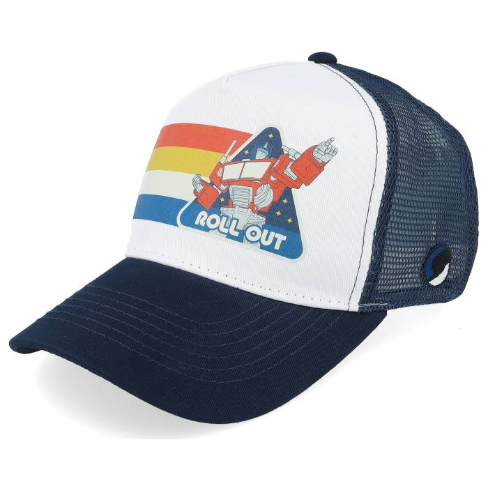 �ڡ������ѡ�SALE��3/11����2������Transformers �� Kids Roll Out Navy/White Trucker Kids Blue White �� �ȥ�å��� ���å� �٥ӡ� �ޥ��˥ƥ� ���å��ե��å���� ˹�� ����å� ����˥� ���å� �� �ۥ磻��
