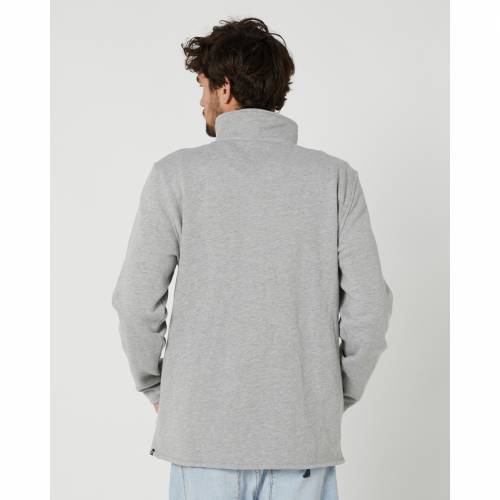 ハーレー メンズ トラック フリース 灰色 グレー ヘザー 【 HEATHER HURLEY O AND MENS TRACK FLEECE DARK GREY 】