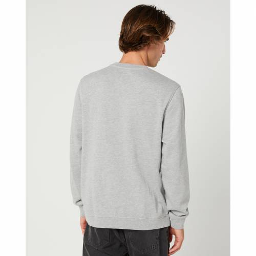 ハーレー ソリッド メンズ クルー 灰色 グレー ヘザー 【 HEATHER HURLEY OAO SOLID MENS CREW DARK GREY 】