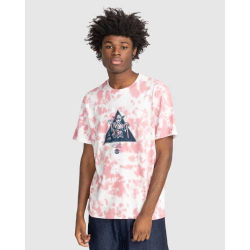 エレメント スリーブ Tシャツ ピンク ネクタイ スターウォーズ™ 半袖 メンズ 【 SLEEVE PINK ELEMENT JEDI TIEDYE TSHIRT TIE DYE 】