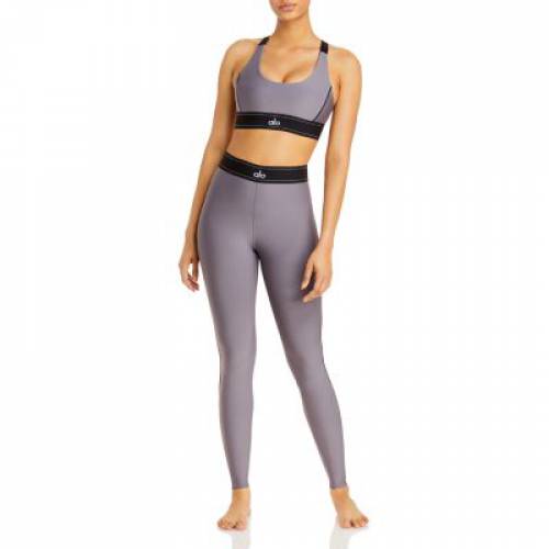 スーツ レギンス タイツ 紫 パープル レディース 【 PURPLE ALO YOGA AIRLIFT SUIT UP LEGGINGS DUSK 】