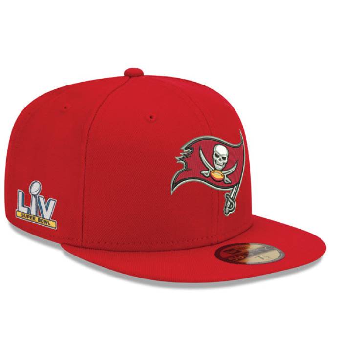 ニューエラ New Era 【 Tampa Bay Buccaneers Super Bowl Lv Bound Side Patch 59Fifty Fitted Hat Mens Red 】 バッカニアーズ バッグ 小物 ブランド雑貨 帽子 メンズ帽子 キャップ メンズ Red 赤・レッド