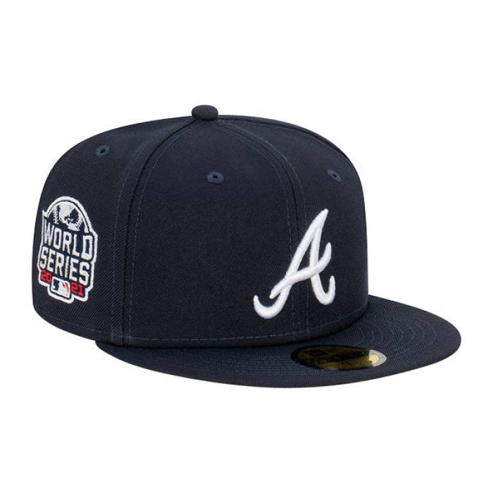 ニューエラ New Era 【 Atlanta Braves 2021 World Series Exclusive 59Fifty Fitted Hat Men 】 アトランタ ブレーブス シリーズ バッグ 小物 ブランド雑貨 帽子 メンズ帽子 キャップ メンズ