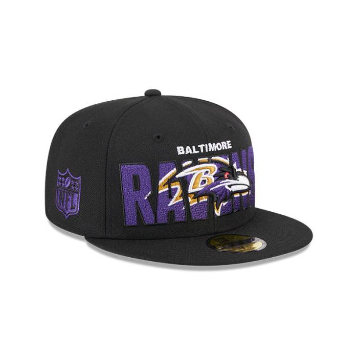 ˥塼 New Era  Baltimore Ravens 2023 Nfl Draft On-Stage 59Fifty Fitte...