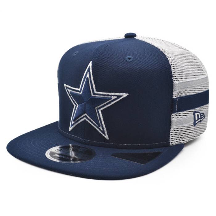 ニューエラ New Era 【 Dallas Cowboys Stripe Trucker 9Fifty Snapback Nfl Hat Men 】 ダラス カウボーイズ Stripe ストライプ トラッカー Snapback スナップバック バッグ NFL バッグ 小物 ブランド雑貨 帽子 メン