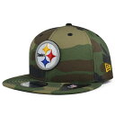 ニューエラ New Era 【 Pittsburgh Steelers Nfl Woodland Camo Snapback 9Fifty Hat Mens 】...