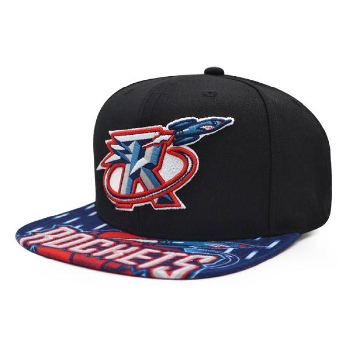 ミッチェル&ネス Mitchell & Ness 【 Houston Rockets Swingman Pop Snapback Hat Mens Black 】 ヒューストン ロケッツ Snapback スナップバック バッグ バッグ 小物 ブランド雑貨 帽子 メンズ帽子 キャップ メンズ