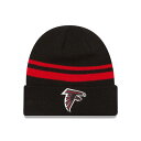 ニューエラ New Era 【 Atlanta Falcons Striped Cuffed Knit Nfl Hat Mens 】 アトランタ ファルコンズ ニット NFL バッグ 小物 ブランド雑貨 帽子 メンズ帽子 ニット帽 メンズ(4)