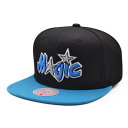 ミッチェル&ネス Mitchell & Ness 【 Orlando Magic Classic 2Tone Snapback Hat Mens Black/Royal 】 オーランド マジック クラシック Snapback スナップバック バッグ バッグ 小物 ブランド雑貨 帽子 メンズ帽子 キ(4)
