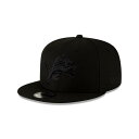 ニューエラ New Era 【 Detroit Lions Blackout 9Fifty Snapback Hat Mens Black/Black 】 デトロイト ライオンズ Snapback スナップバック バッグ バッグ 小物 ブランド雑貨 帽子 メンズ帽子 キャップ メンズ 黒色