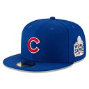 ニューエラ New Era 【 Chicago Cubs 2016 World Series Side Patch 59Fifty Fitted Mlb Hat...