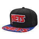 ミッチェル&ネス Mitchell & Ness 【 New Jersey Nets Swingman Pop Snapback Hat Mens Black ...