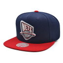 ミッチェル&ネス Mitchell & Ness 【 New Jersey Nets Nba Classic 2Tone Snapback Hat Mens N...