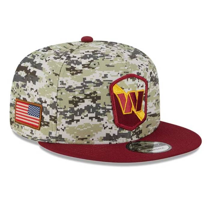 ニューエラ New Era 【 Washington Commanders 2023 Salute To Service 9Fifty Snapback Hat Mens Camo 】 ワシントン Snapback スナップバック バッグ バッグ 小物 ブランド雑貨 帽子 メンズ帽子 キャップ メンズ カモ
