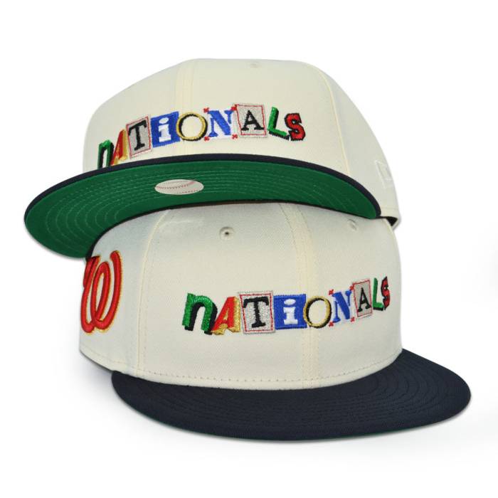 ニューエラ New Era 【 Washington Nationals "Ransom Notes" Exclusive 59Fifty Fitted Hat Mens Chrome/Black 】 ワシントン ナショナルズ バッグ 小物 ブランド雑貨 帽子 メンズ帽子 キャップ メンズ 黒色 ブラック