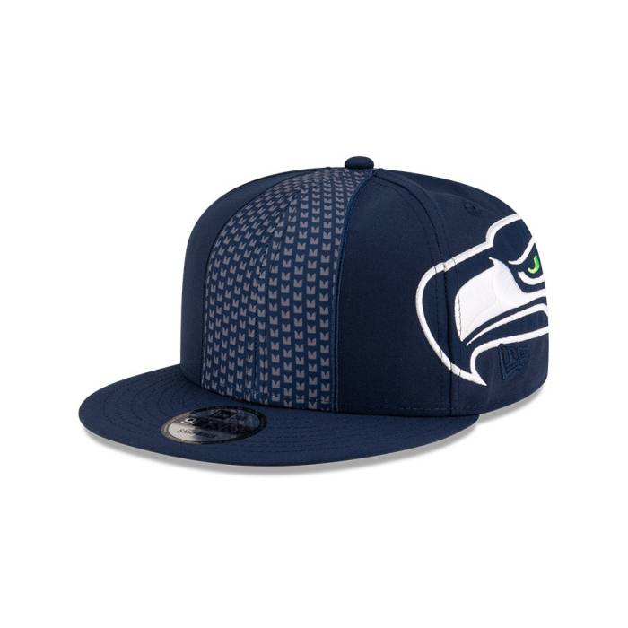 ニューエラ New Era 【 Seattle Seahawks Helmet 9Fifty Snapback Hat Mens Navy/Lime 】 シアトル シーホークス Helmet ヘルメット Snapback スナップバック バッグ バッグ 小物 ブランド雑貨 帽子 メンズ帽子 キャ