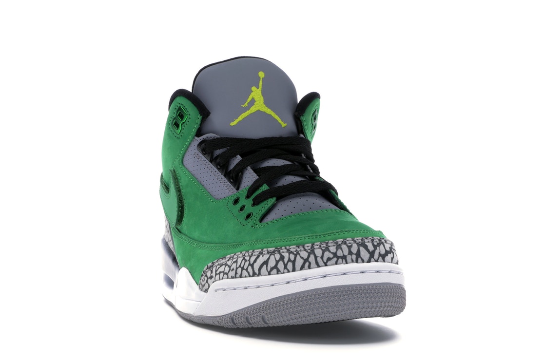 ナイキ ジョーダン JORDAN オレゴン スニーカー 【 3 RETRO TINKER OREGON DUCKS PE GREEN APPLE YELLOW STRIKECEMENT GREYBLACK 】 メンズ 送料無料