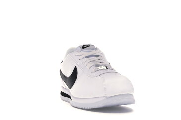 ナイキ NIKE コルテッツ レザー 白 ホワイト 黒 ブラック スニーカー 【 WHITE BLACK CORTEZ BASIC LEATHER 2017 METALLIC SILVERBLACK 】 メンズ 送料無料