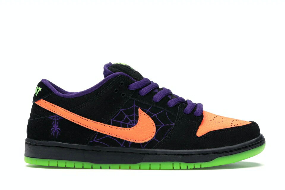 ナイキ NIKE エスビー ダンク ナイト ダンクロー スニーカー 【 SB NIGHT OF MISCHIEF HALLOWEEN BLACK ORANGEPURPLEELECTRIC GREEN 】