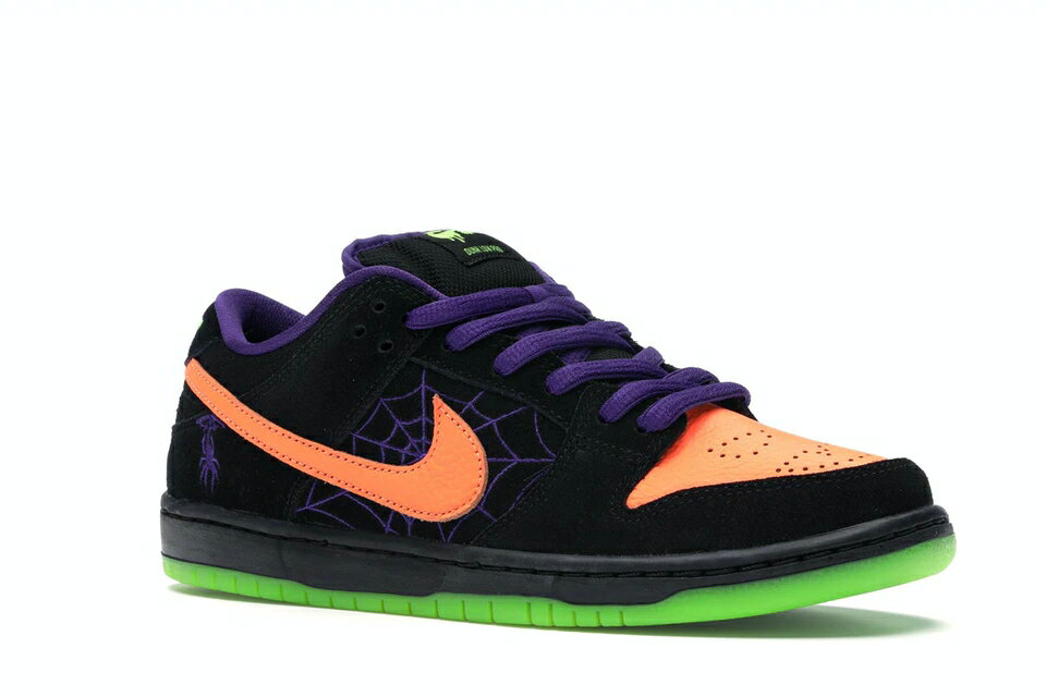 ナイキ NIKE エスビー ダンク ナイト ダンクロー スニーカー 【 SB NIGHT OF MISCHIEF HALLOWEEN BLACK ORANGEPURPLEELECTRIC GREEN 】