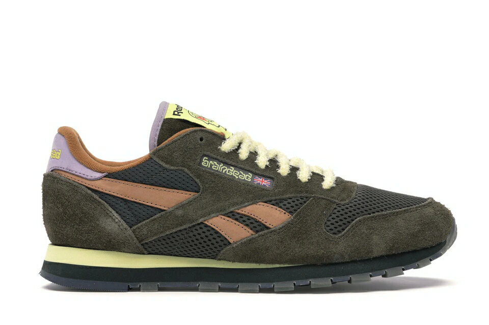 リーボック REEBOK クラシック レザー スニーカー 【 CLASSIC LEATHER BRAIN DEAD MOSS SOFT CAMEL FILTERED YELLOW 】