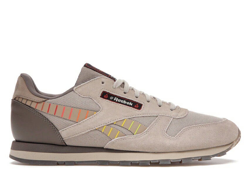 リーボック REEBOK クラシック レザー スニーカー 【 CLASSIC LEATHER HOT ONES PEBBLE PAPER WHITECANVAS 】