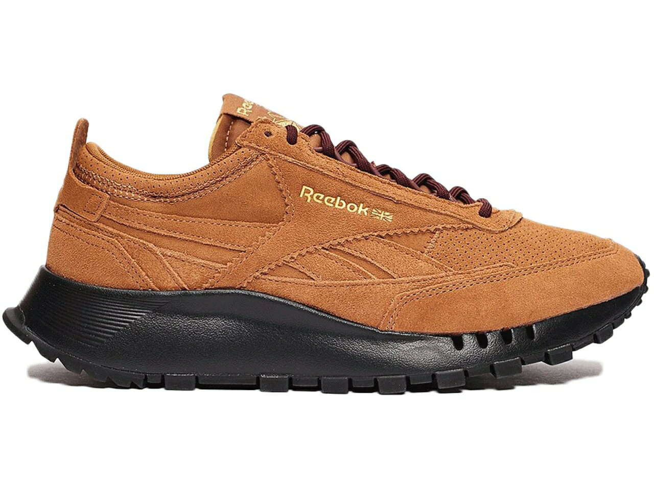 リーボック REEBOK クラシック レザー レガシー スニーカー 【 LEGACY CLASSIC LEATHER SNS WALKING WILD BROWN MAROON MATTE GOLD 】