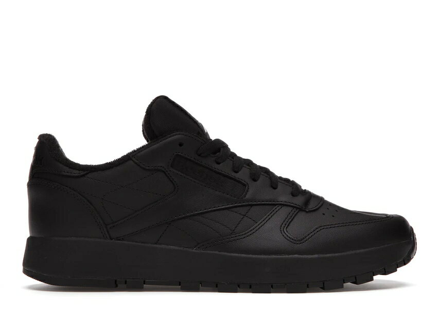 リーボック クラシック レザー 黒色 ブラック スニーカー メンズ 【 REEBOK CLASSIC LEATHER TABI PROJECT 0 CL MAISON MARGIELA BLACK / BLACK BLACK BLACK 】