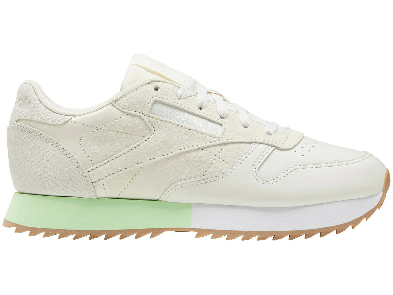 リーボック REEBOK クラシック レザー レディース スニーカー 【 CLASSIC LEATHER DOUBLE MADWOMEN WOMENS NATURAL WHITEMINTGUM 】