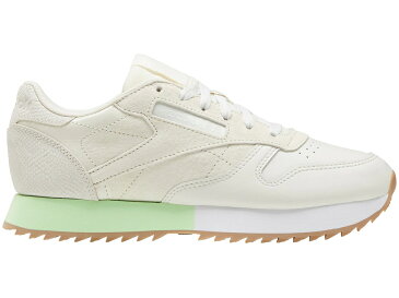 リーボック REEBOK クラシック レザー レディース スニーカー 【 CLASSIC LEATHER DOUBLE MADWOMEN WOMENS NATURAL WHITEMINTGUM 】