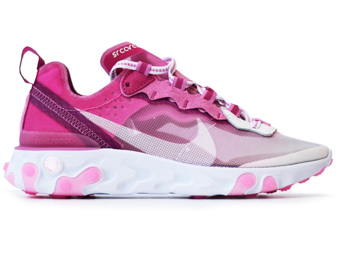 ナイキ NIKE リアクト エレメント スニーカー 【 REACT ELEMENT 87 SNEAKERROOM BREAST CANCER AWARENESS WHITE PINK 】