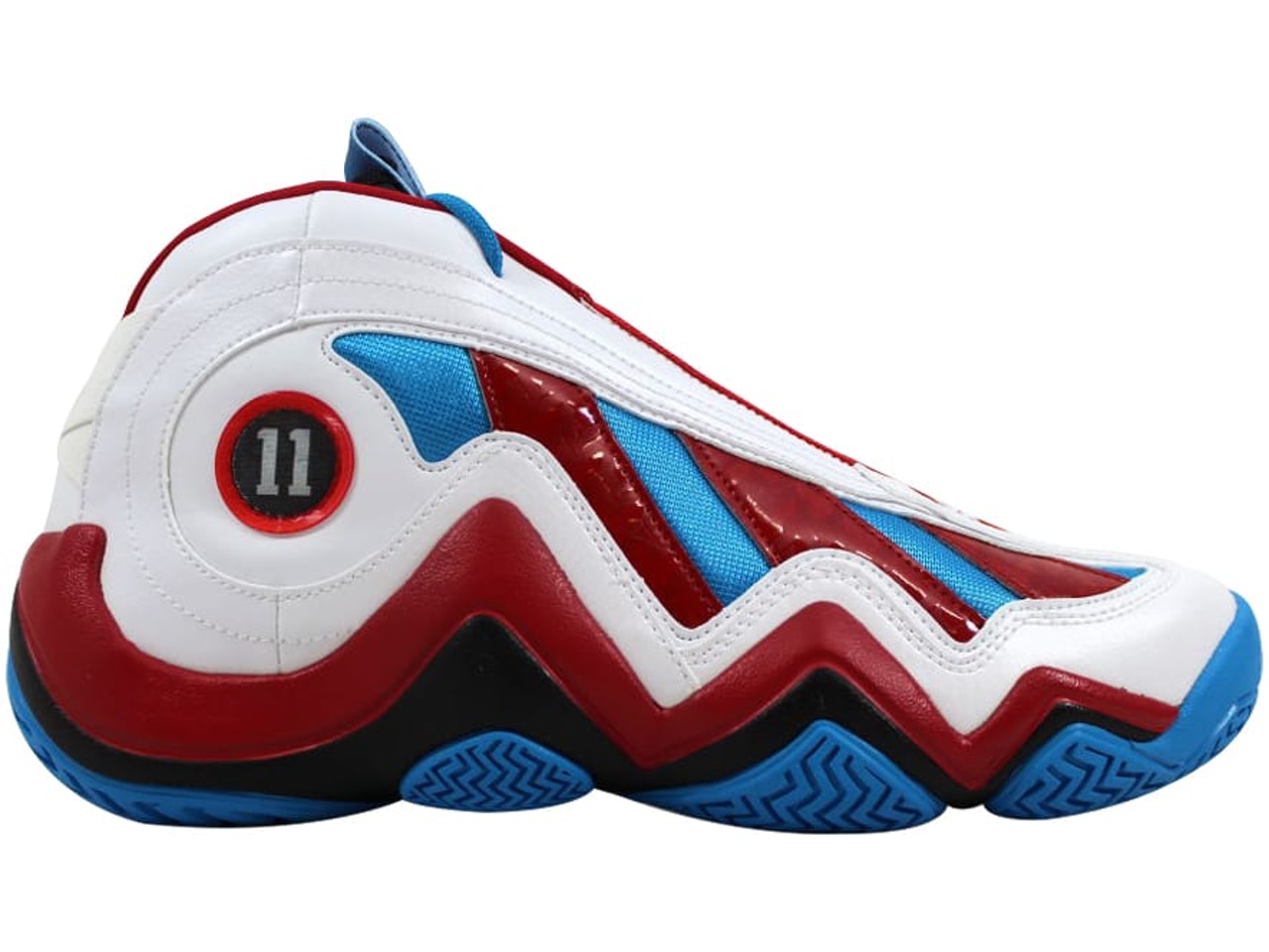 アディダス クレイジー 白色 ホワイト 赤 レッド 青色 ブルー スニーカー メンズ 【 ADIDAS CRAZY 97 JRUE HOLIDAY / WHITE LIGHT SCARLET RED BLUE 】