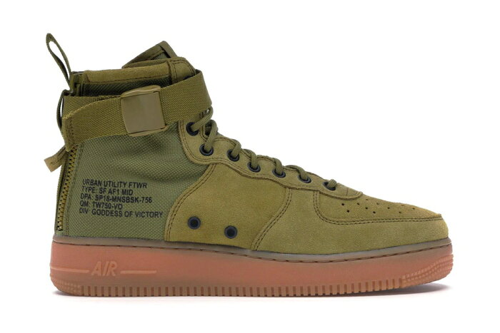 ナイキ NIKE エアフォースワン ミッド スニーカー 【 SF AF1 MID DESERT MOSS 】