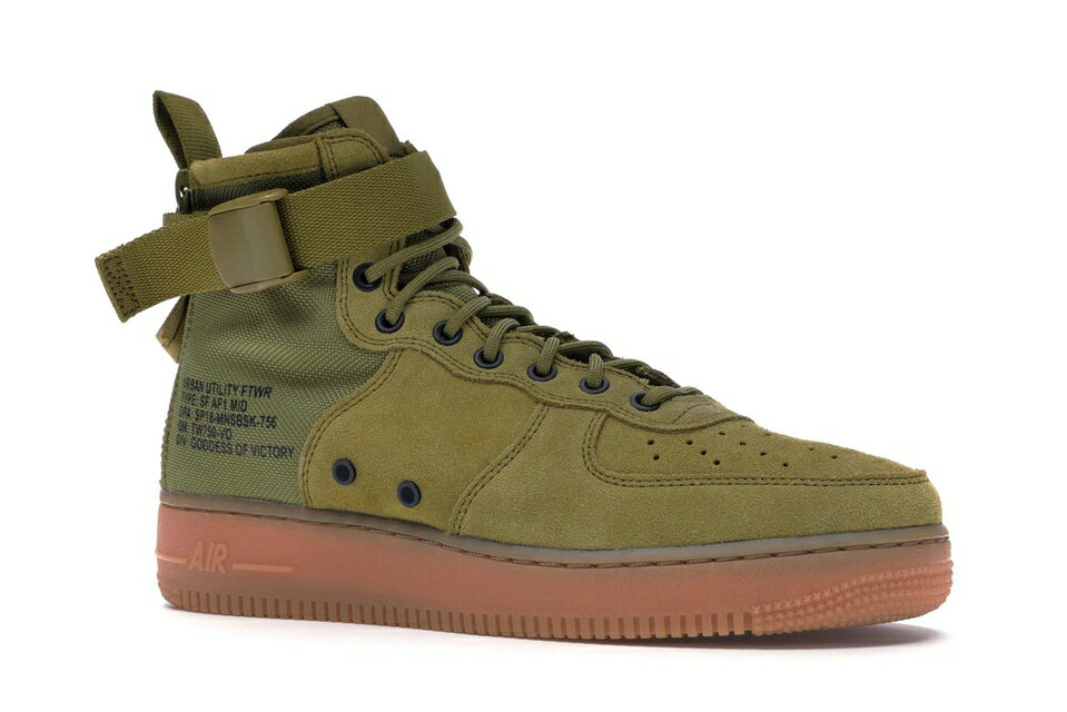 ナイキ NIKE エアフォースワン ミッド スニーカー 【 SF AF1 MID DESERT MOSS 】