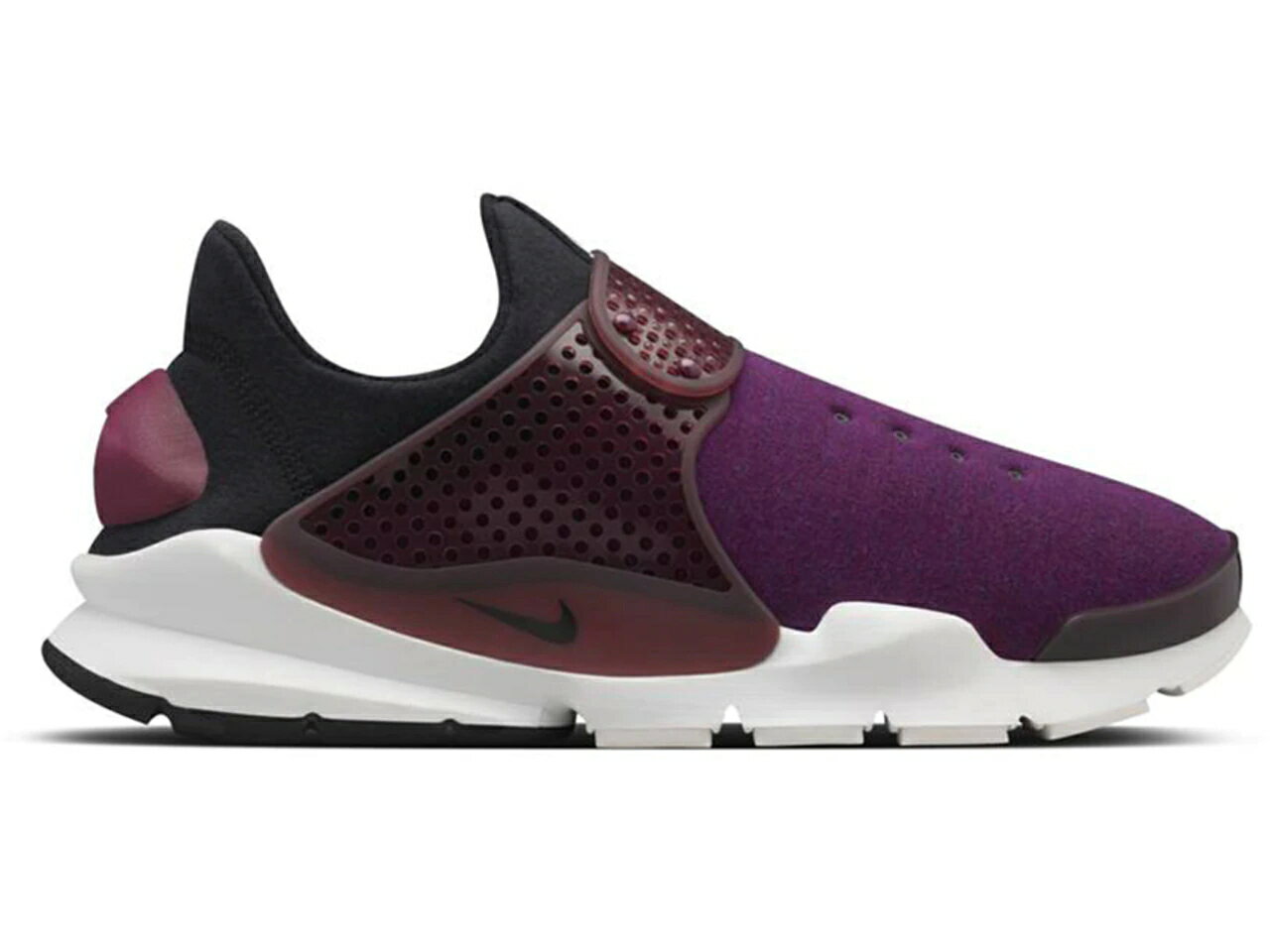 ナイキ NIKE ダート テック フリース スニーカー 【 SOCK DART TECH FLEECE MULBERRY BLACK NIGHT MAROON 】