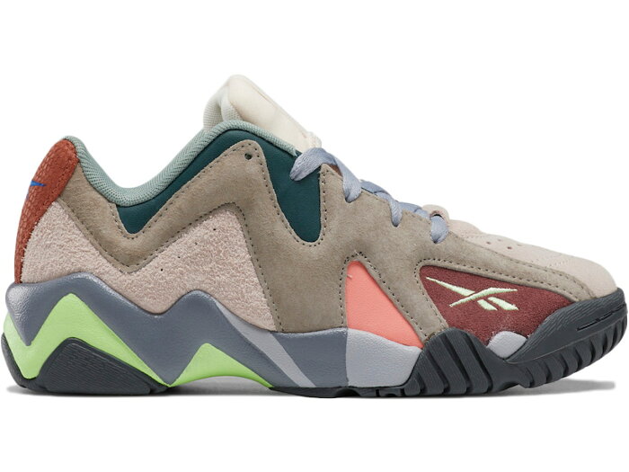 リーボック REEBOK カミカゼ IT'S MAN'S レディース スニーカー 【 KAMIKAZE II LOW A WORLD WOMENS NEON MINT BOULDER GREYTRUE GREY 】