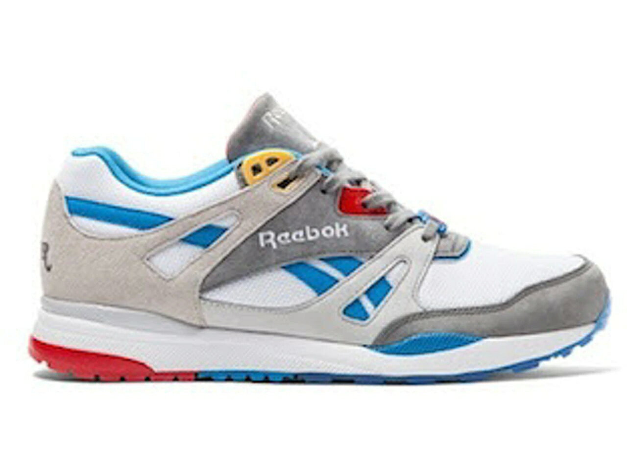 リーボック ラバー 白色 ホワイト 灰色 グレー 青色 ブルー スニーカー メンズ 【 REEBOK VENTILATOR BURN RUBBER BOBLO BOAT / WHITE GREY BLUE 】